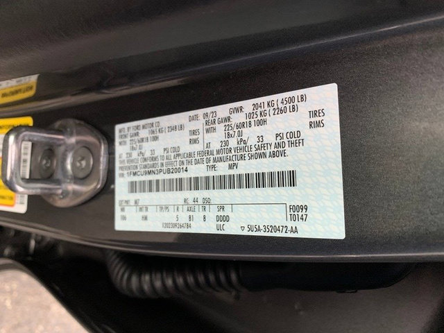 Certified 2023 Ford Escape ST-Line w/ Tech Pack #1 AWD/4WD image 28