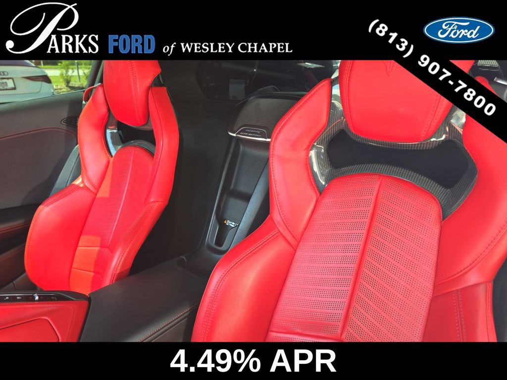 Used 2021 Chevrolet Corvette Stingray Preferred Cpe w/ Engine Appearance Package RWD image 16