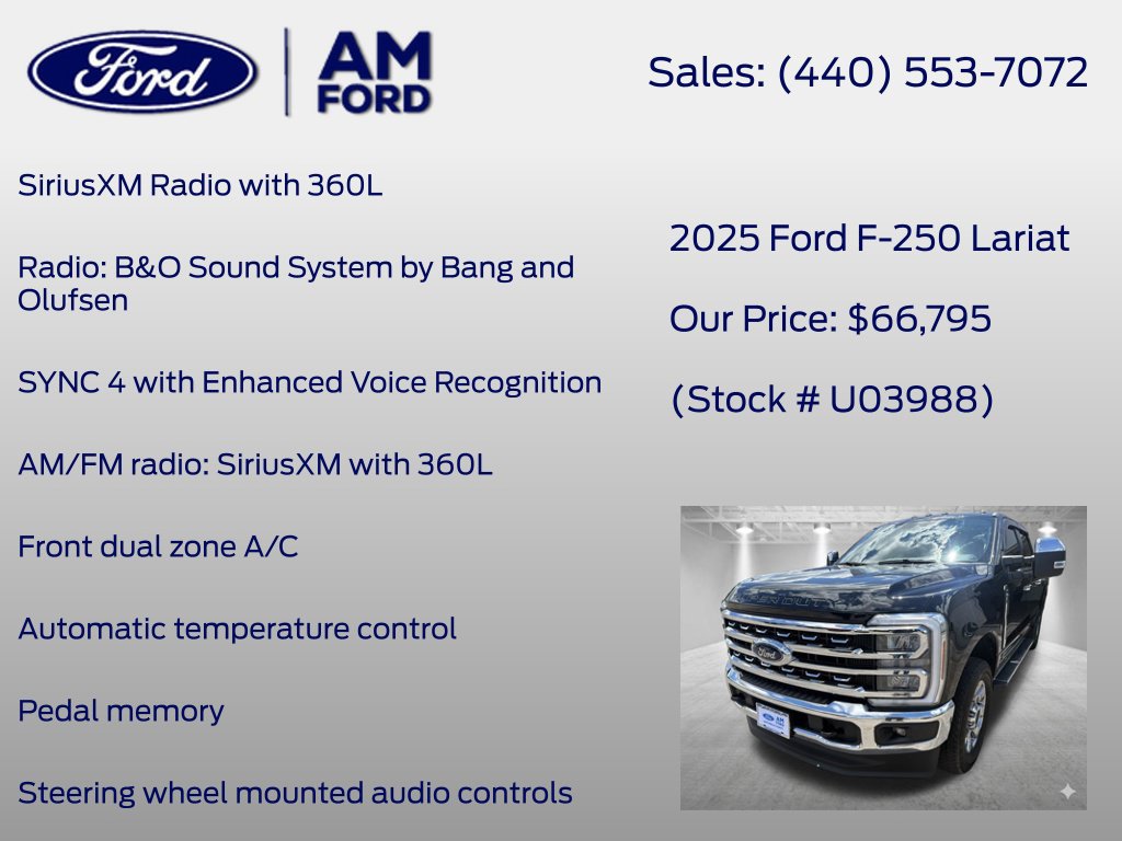 Certified 2025 Ford F250 Lariat w/ Chrome Package AWD/4WD image 21