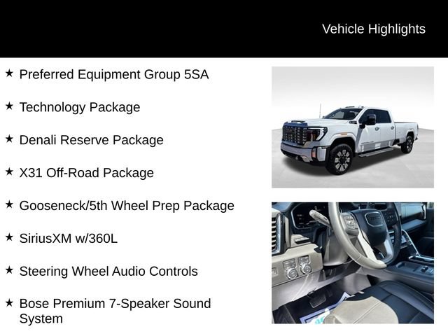 Used 2024 GMC Sierra 3500 Denali w/ Denali Reserve Package AWD/4WD image 8
