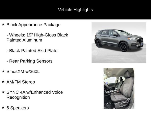 Certified 2024 Ford Edge SE w/ Black Appearance Package image 18