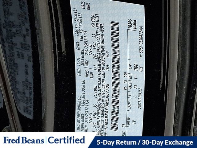 Certified 2021 Ford Bronco Big Bend AWD/4WD image 28