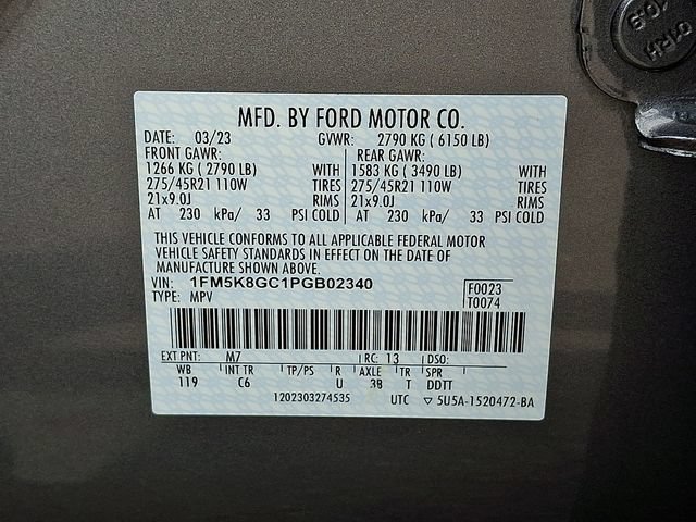 Certified 2023 Ford Explorer ST w/ Equipment Group 401A AWD/4WD image 27