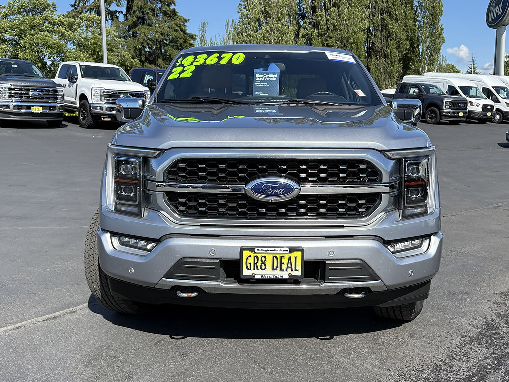 Certified 2022 Ford F150 Platinum w/ Equipment Group 701A High AWD/4WD image 2