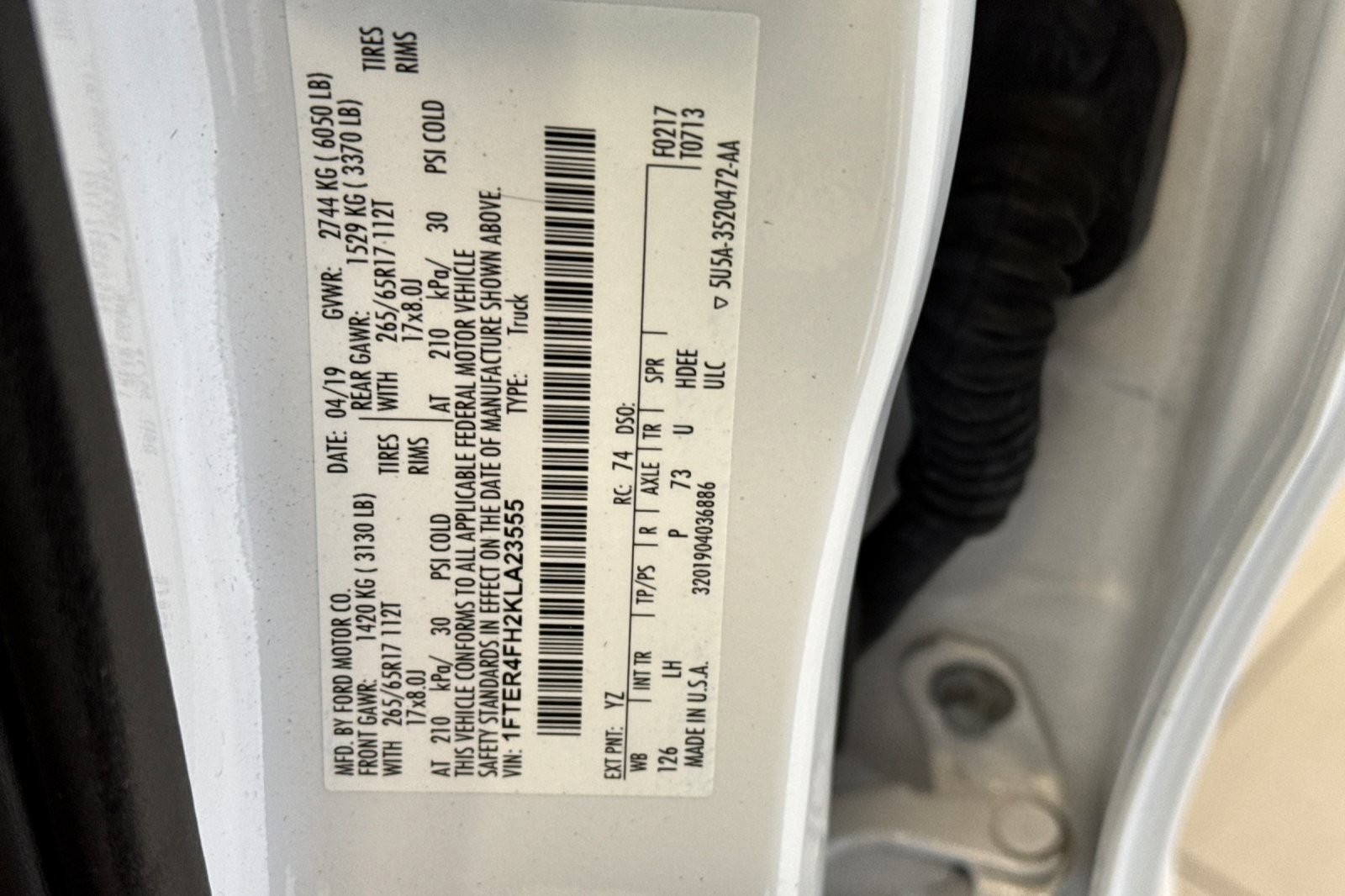 Certified 2019 Ford Ranger XLT w/ Equipment Group 302A Luxury image 27