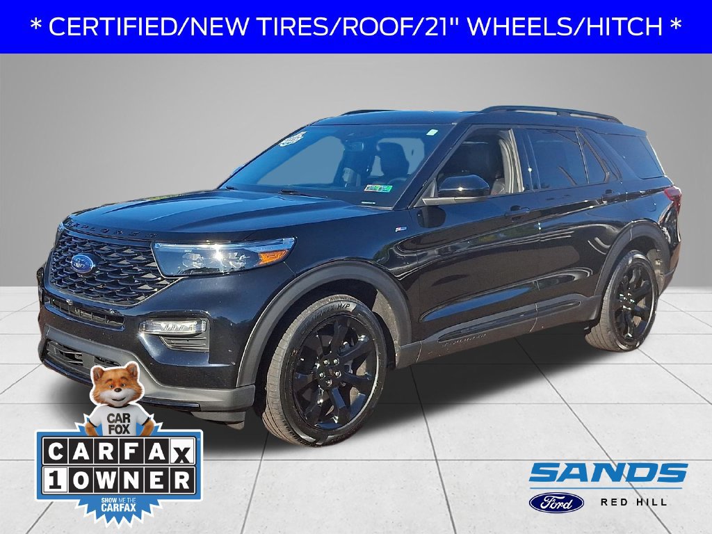 Certified 2024 Ford Explorer ST-Line w/ Class IV Trailer Tow Package