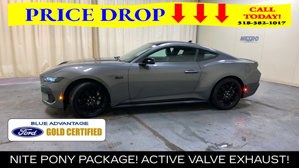 Certified 2025 Ford Mustang GT Premium w/ Mustang Nite Pony Package RWD image 6