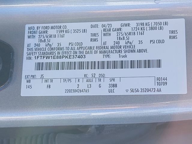 Certified 2023 Ford F150 XLT w/ Equipment Group 302A High image 17