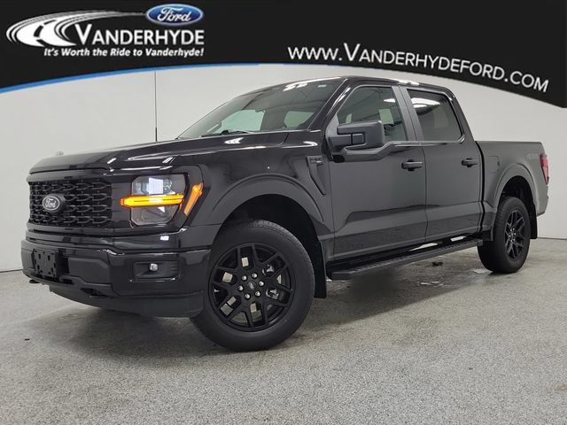 Certified 2024 Ford F150 STX w/ STX Black Appearance Package AWD/4WD 360° Tour