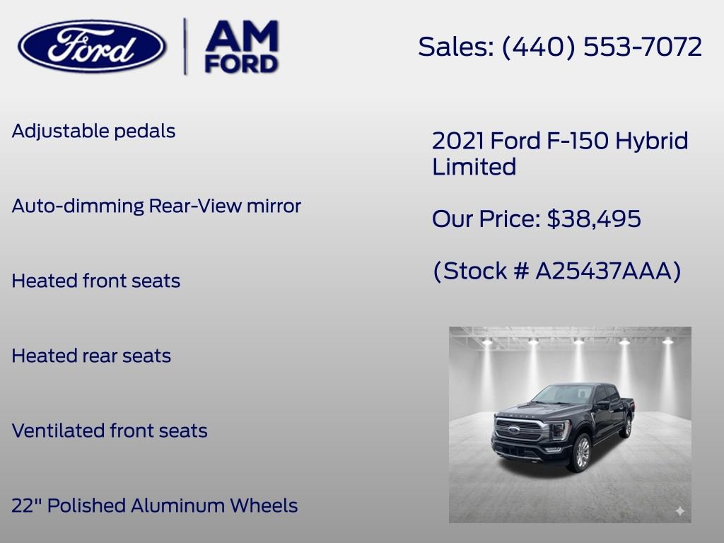 Certified 2021 Ford F150 Limited AWD/4WD image 13