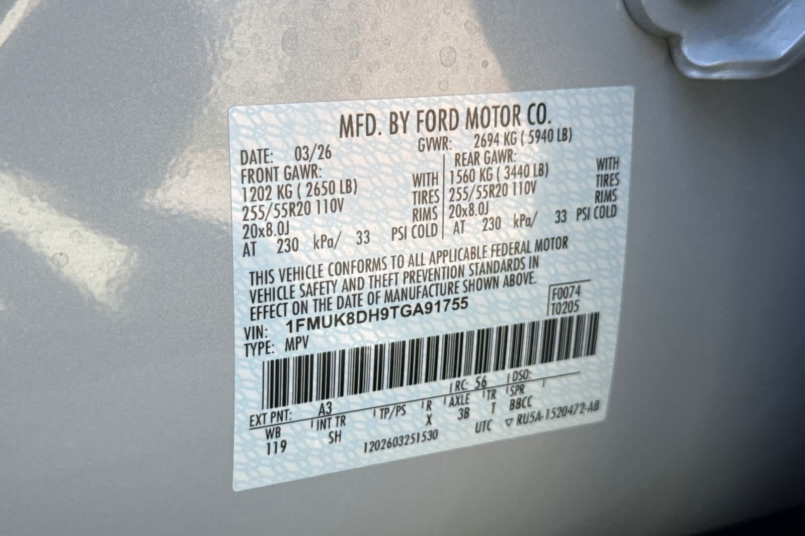 Certified 2026 Ford Explorer Active w/ Active Comfort Package AWD/4WD image 30