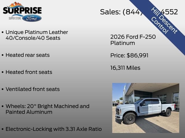 Certified 2026 Ford F250 Platinum AWD/4WD image 28