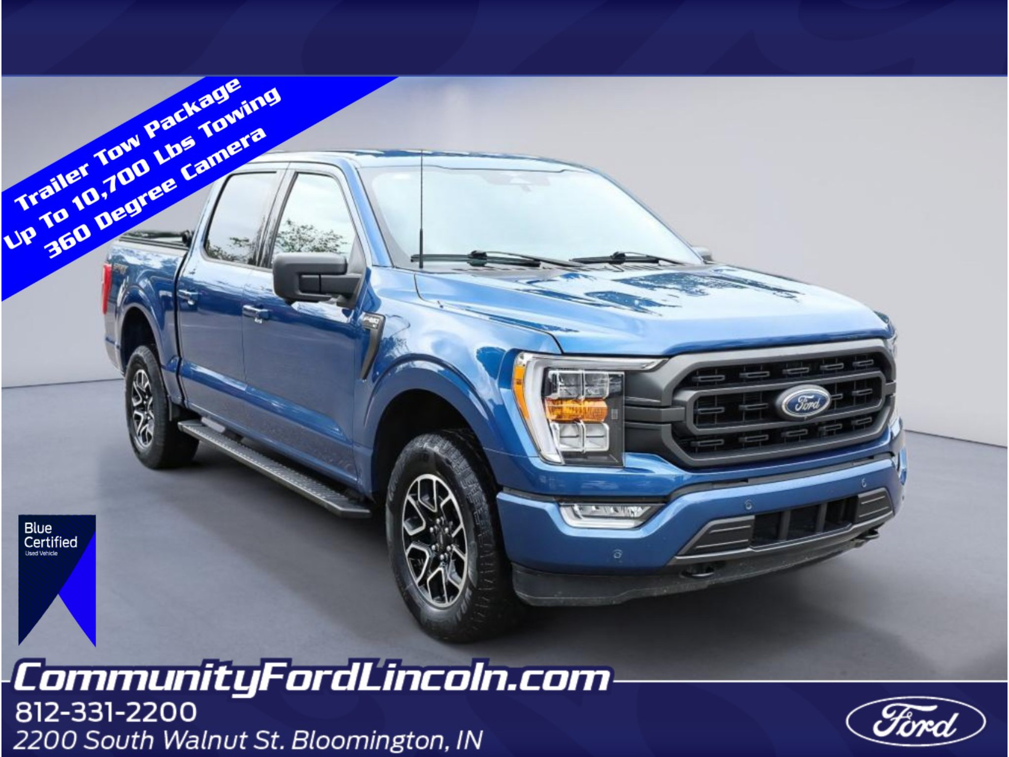 Certified 2023 Ford F150 XLT w/ Equipment Group 302A High AWD/4WD image 1