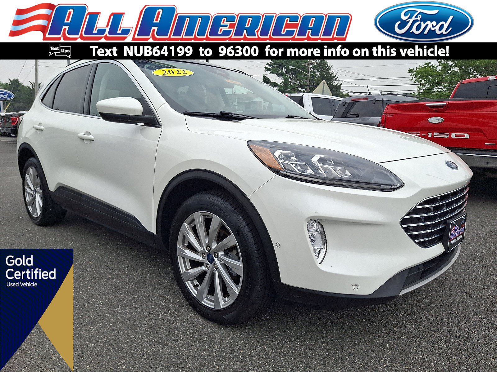 Certified 2022 Ford Escape Titanium w/ Titanium Elite Package