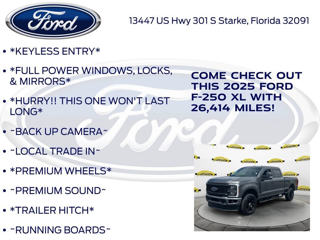 Certified 2025 Ford F250 XL w/ STX Appearance Package AWD/4WD image 12