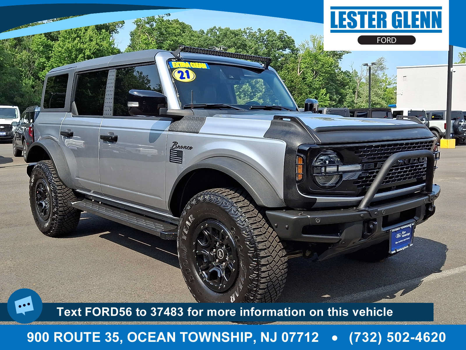 Certified 2021 Ford Bronco Wildtrak AWD/4WD image 1