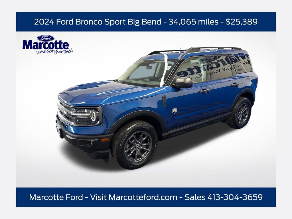 Certified 2024 Ford Bronco Sport Big Bend w/ Convenience Package