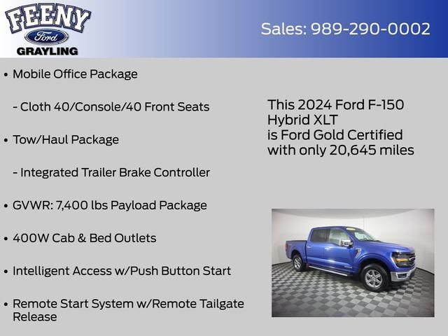 Certified 2024 Ford F150 XLT w/ Equipment Group 302A MID AWD/4WD image 20