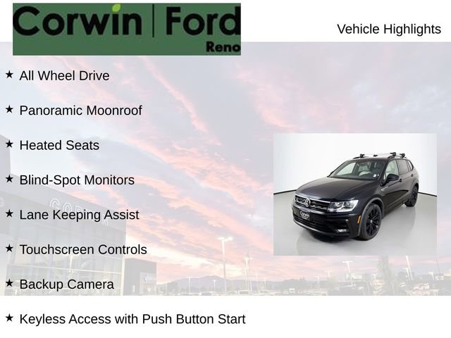Used 2020 Volkswagen Tiguan SE R-Line w/ 3rd Row Seat Package AWD/4WD image 8
