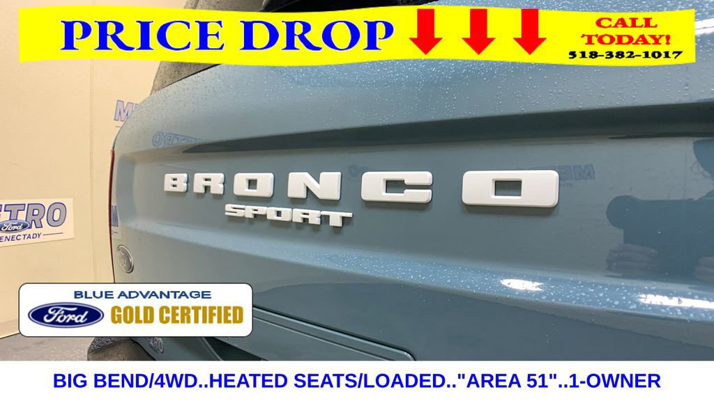 Certified 2023 Ford Bronco Sport Big Bend w/ Convenience Package image 18