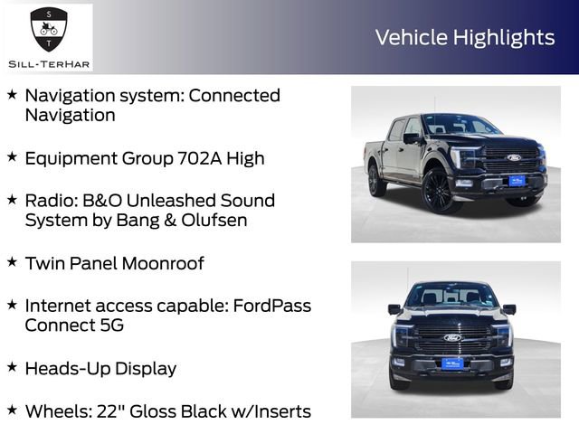 Certified 2025 Ford F150 Platinum w/ Equipment Group 702A High AWD/4WD image 4