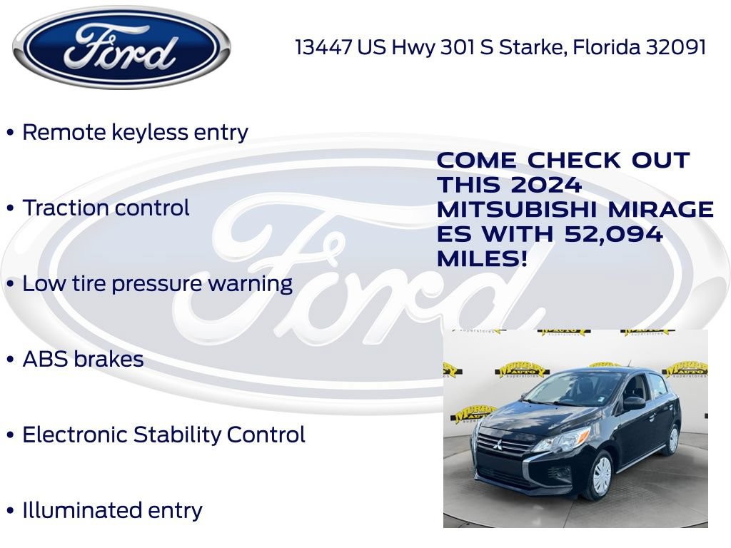 Used 2024 Mitsubishi Mirage ES FWD image 6