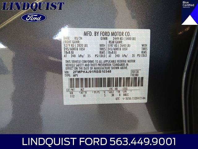 Certified 2024 Ford Edge SEL w/ Convenience Package AWD/4WD image 24