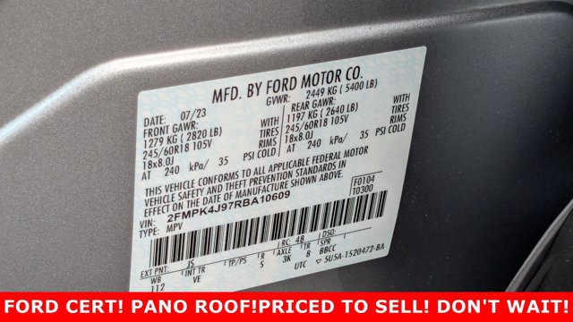 Certified 2024 Ford Edge SEL w/ Convenience Package AWD/4WD image 31
