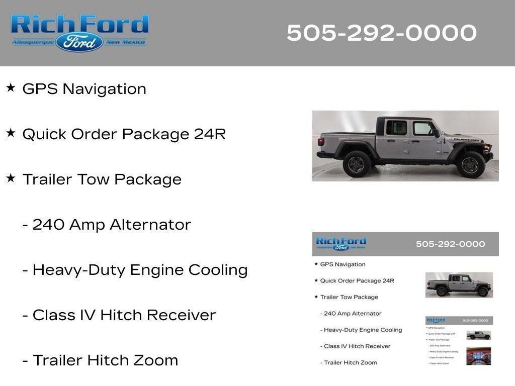 Used 2021 Jeep Gladiator Rubicon AWD/4WD image 13