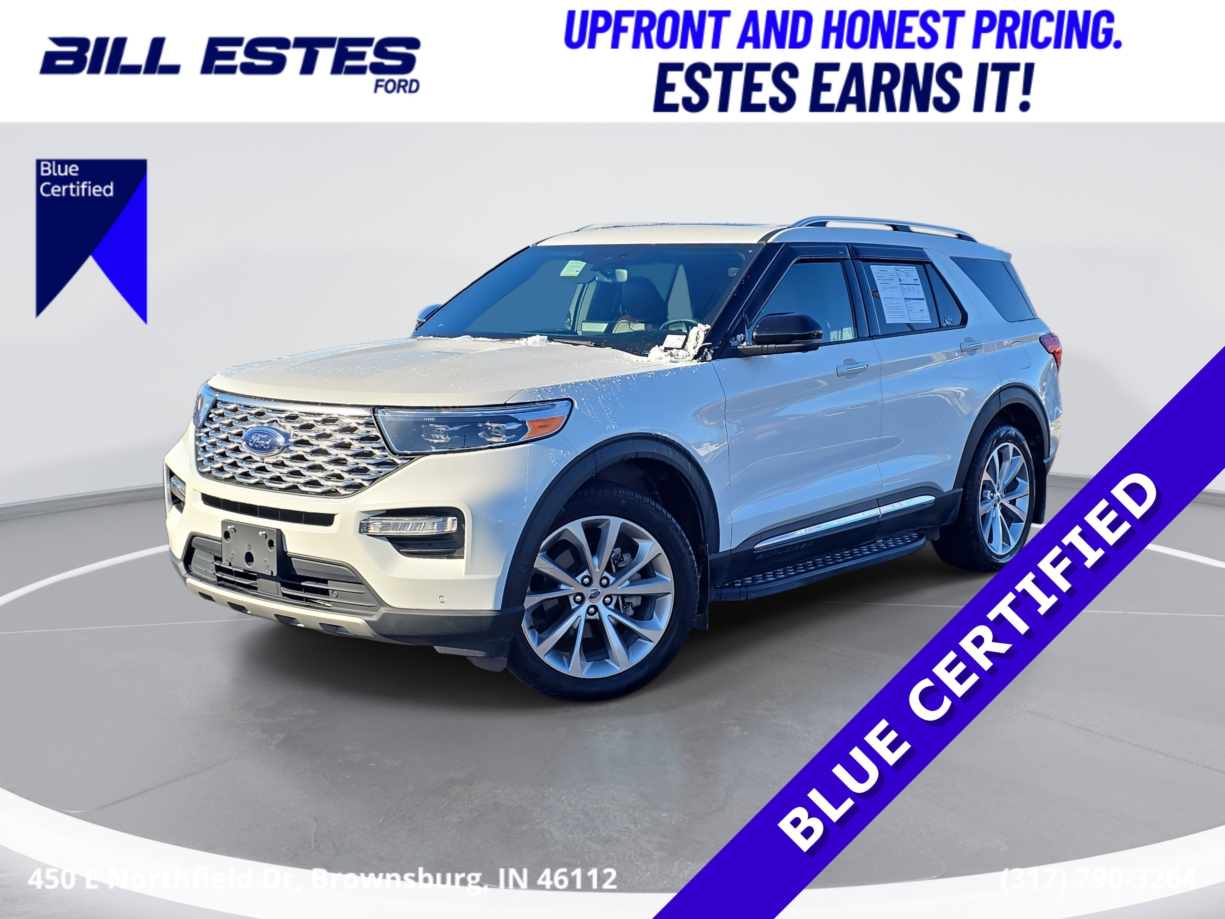 Certified 2021 Ford Explorer Platinum w/ Equipment Group 601A image 1