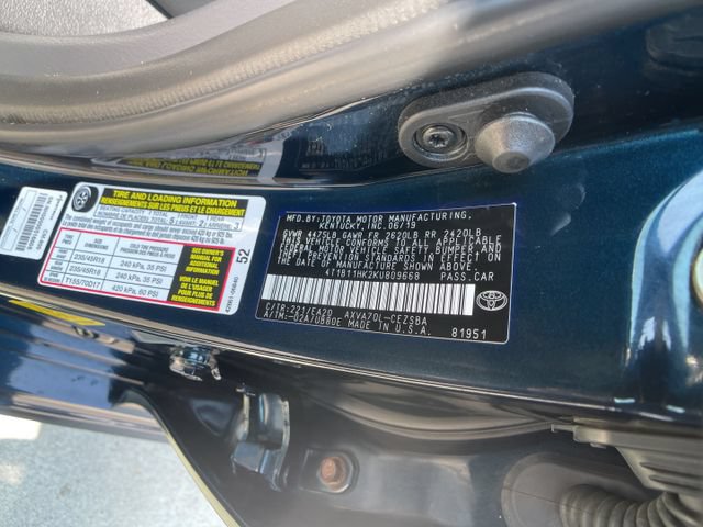 Used 2019 Toyota Camry SE w/ Audio Package FWD image 33