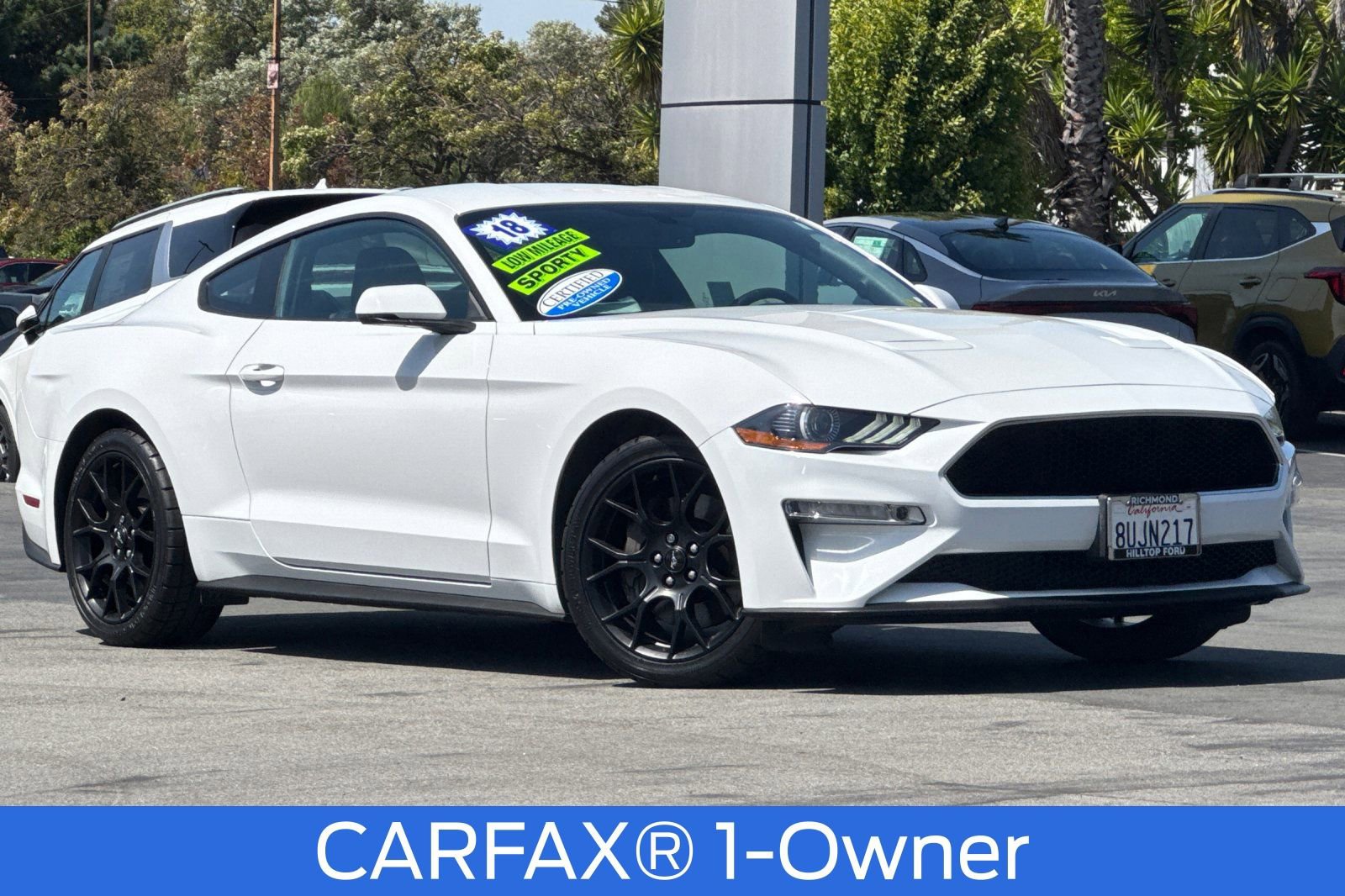 Certified 2018 Ford Mustang Premium w/ Ecoboost Performance Package RWD image 2