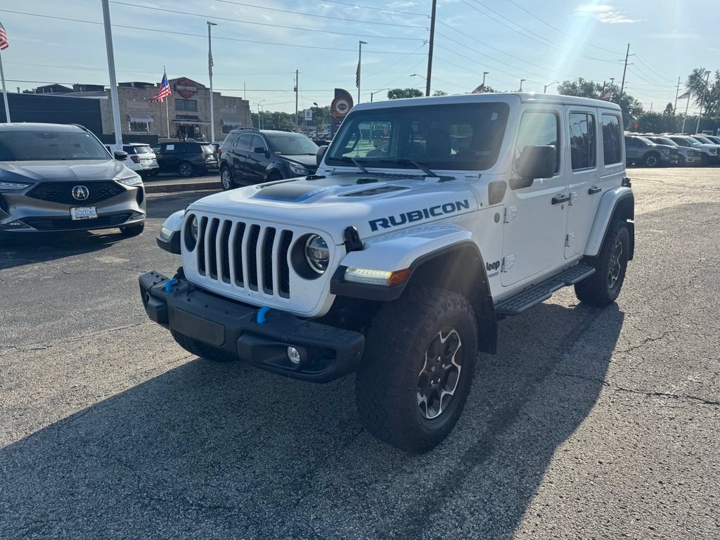 Used 2021 Jeep Wrangler Unlimited Rubicon 4xe w/ Steel Bumper Group AWD/4WD image 3