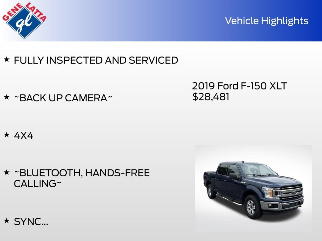 Certified 2019 Ford F150 XLT AWD/4WD image 4