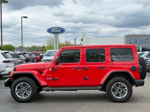 Used 2021 Jeep Wrangler Unlimited Sahara w/ Uconnect 4C Nav & Sound Group AWD/4WD image 47