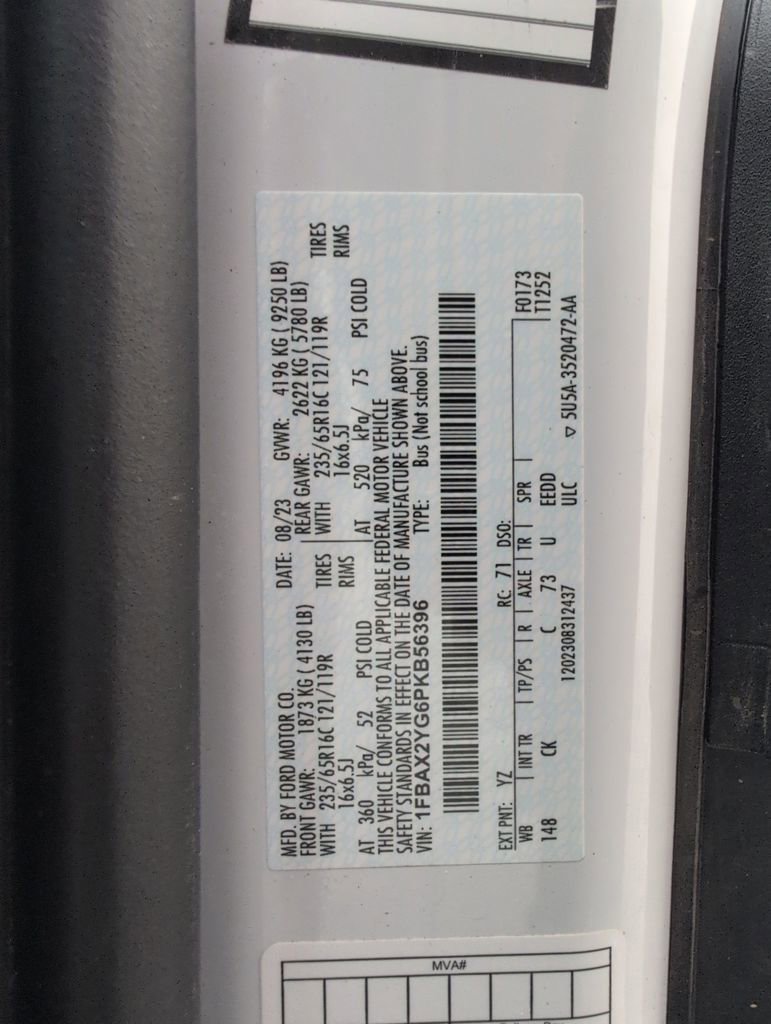 Certified 2023 Ford Transit 350 XLT image 49