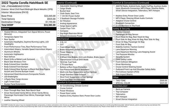 Used 2022 Toyota Corolla SE image 33
