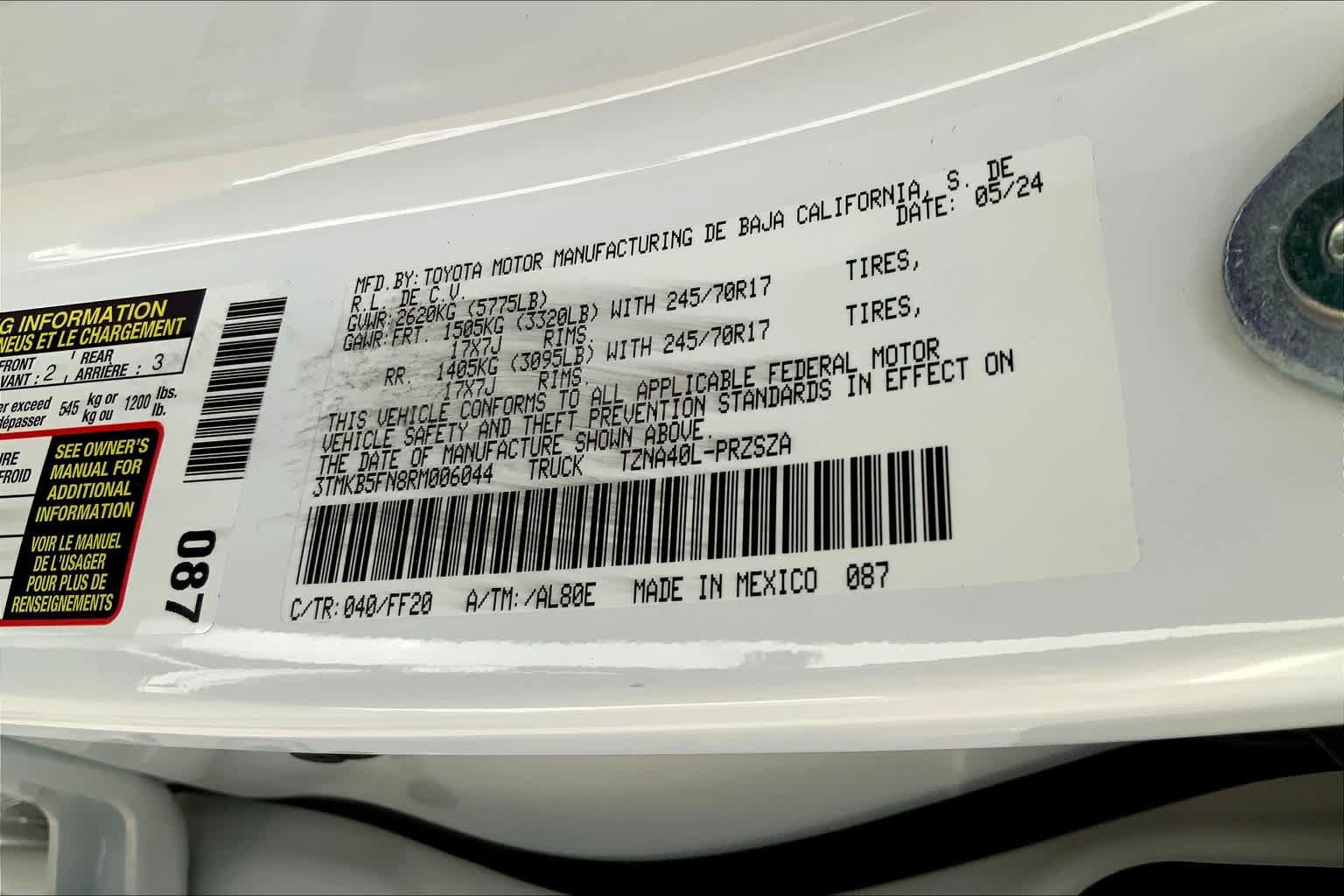 Used 2024 Toyota Tacoma SR5 RWD image 35