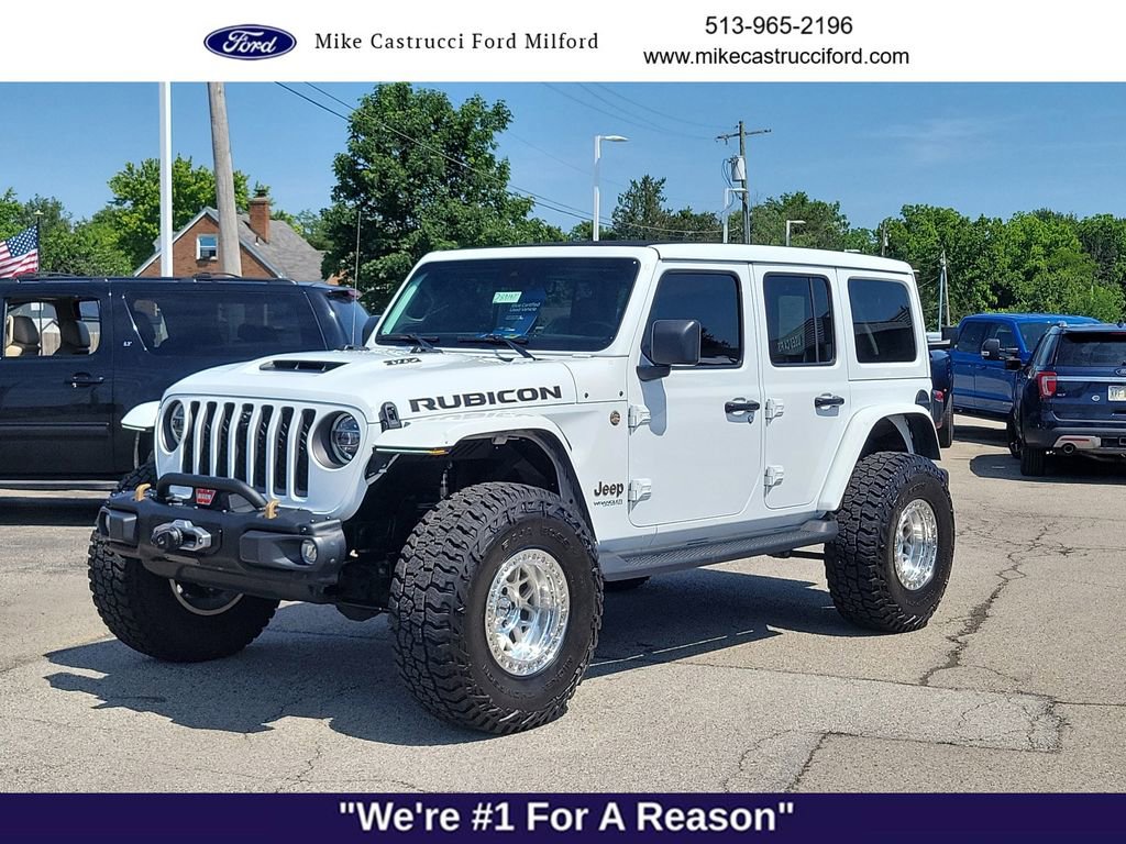 Used 2021 Jeep Wrangler Unlimited Rubicon w/ Trailer Tow Package AWD/4WD image 1