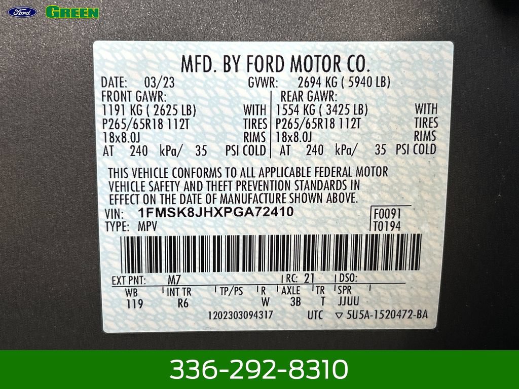 Certified 2023 Ford Explorer Timberline AWD/4WD image 31