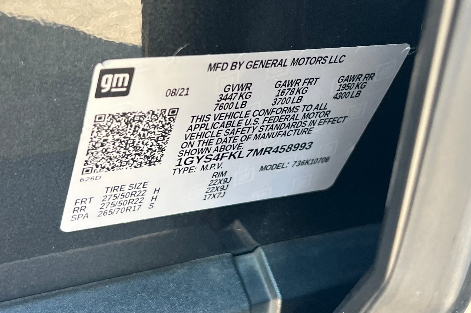 Used 2021 Cadillac Escalade Sport w/ Driver Assist Tech Package image 36