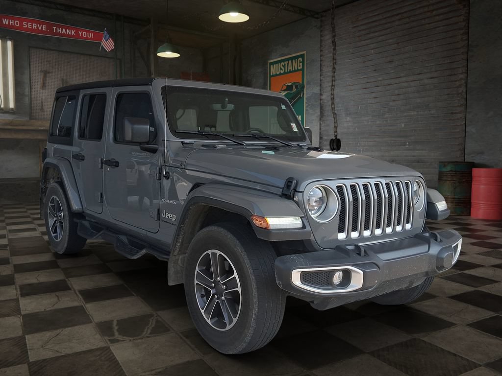 Used 2023 Jeep Wrangler Unlimited Sahara w/ LED Lighting Group AWD/4WD image 2