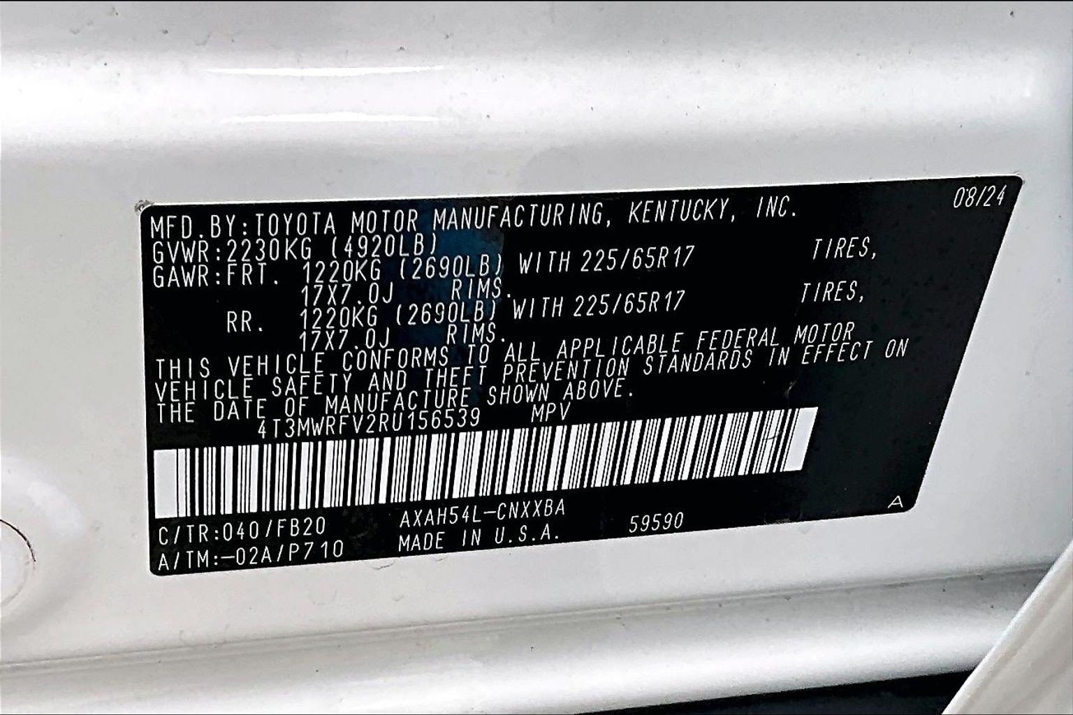 Used 2024 Toyota RAV4 LE AWD/4WD image 36