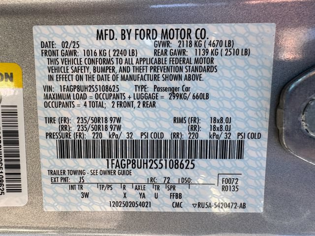Certified 2025 Ford Mustang Premium RWD image 28
