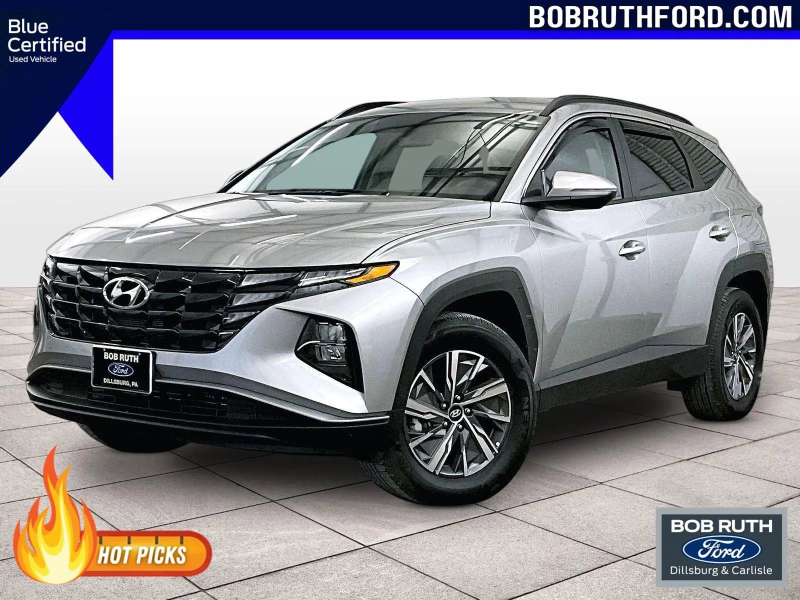 Used 2023 Hyundai Tucson Blue w/ Cargo Package