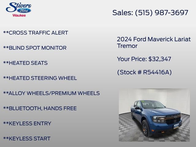 Certified 2024 Ford Maverick Tremor w/ Tremor Off-Road Package image 4