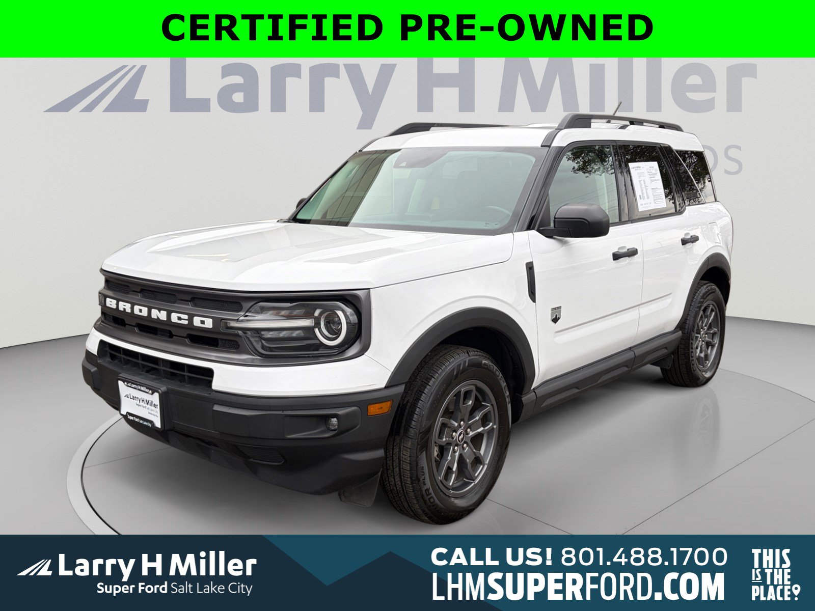 Certified 2023 Ford Bronco Sport Big Bend w/ Convenience Package AWD/4WD image 1