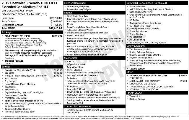 Used 2019 Chevrolet Silverado 1500 LT w/ All Star Edition image 6