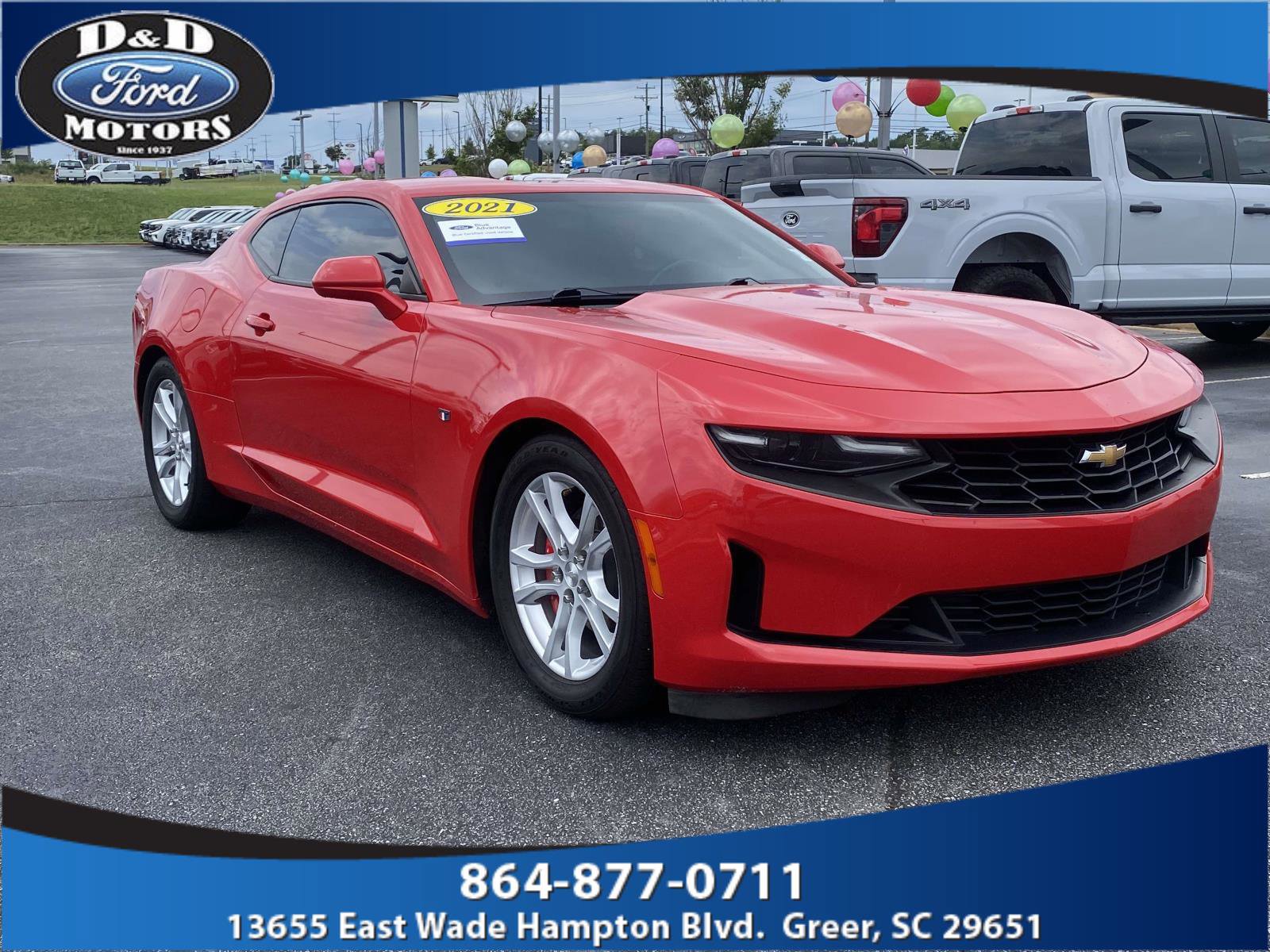 Used 2021 Chevrolet Camaro LS RWD image 1