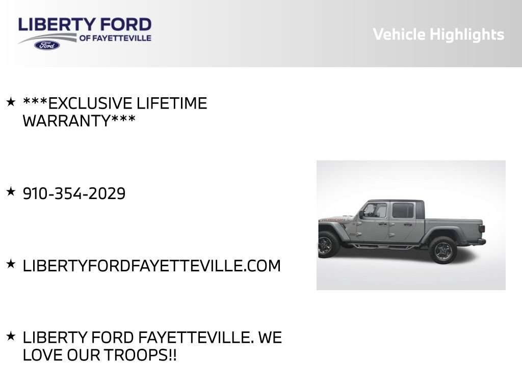 Used 2023 Jeep Gladiator Rubicon w/ Trailer Tow Package AWD/4WD image 5